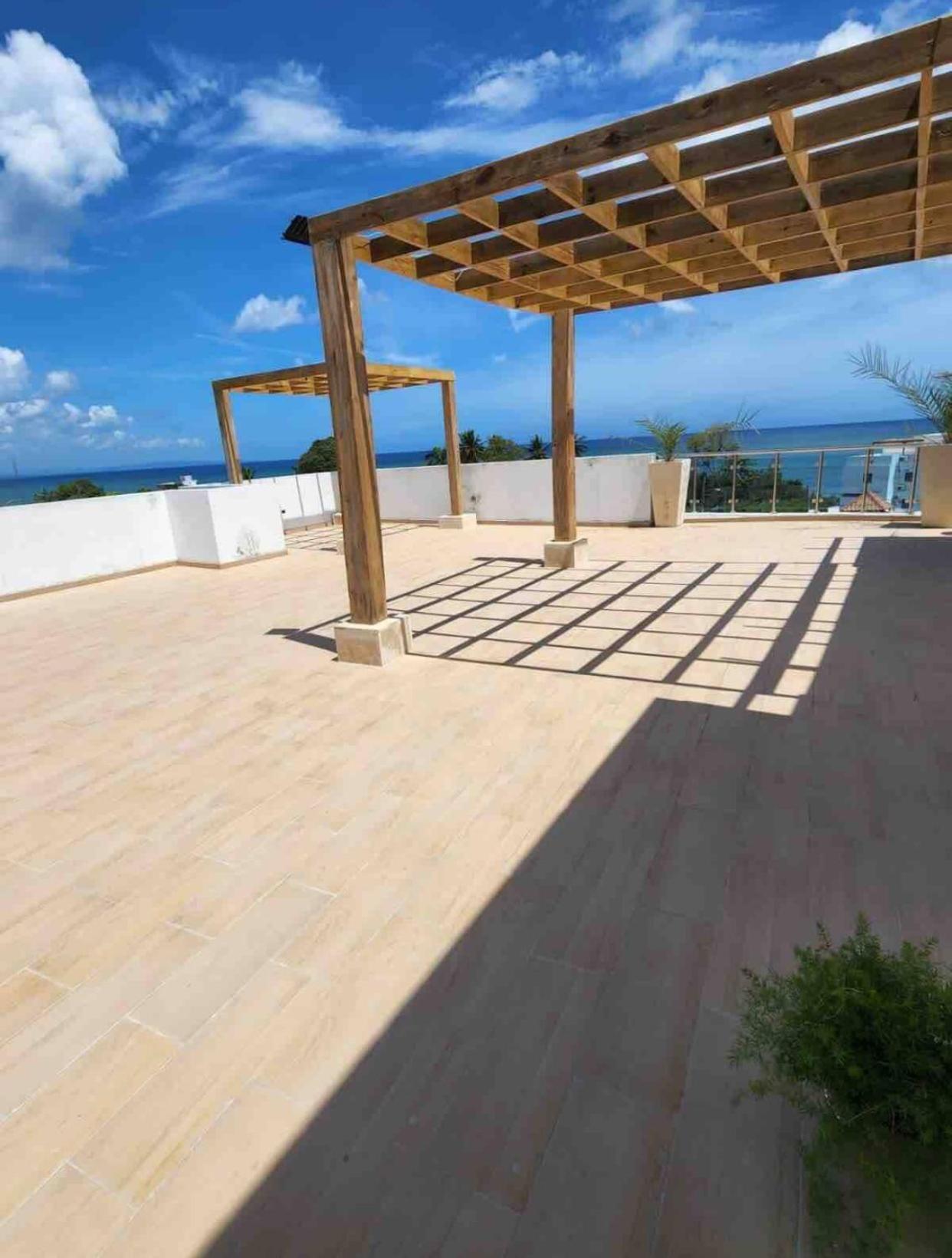 Elegante Apartamento A 100 Mts La Playa De Los Minos Rsj Río San Juan Exterior foto